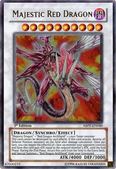 Majestic Red Dragon Absolute Powerforce Yu-Gi-Oh! card
