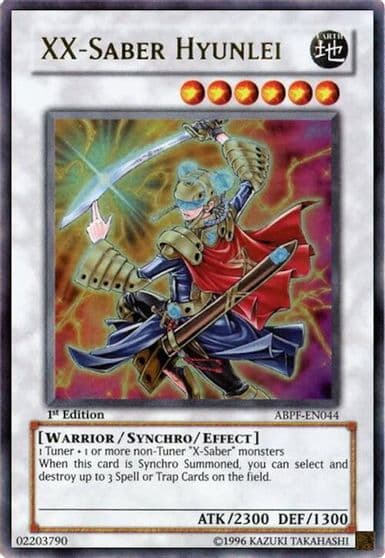 XX Saber Hyunlei Absolute Powerforce Yu-Gi-Oh! card