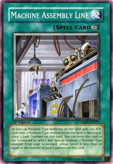 Machine Assembly Line Absolute Powerforce Yu-Gi-Oh! card