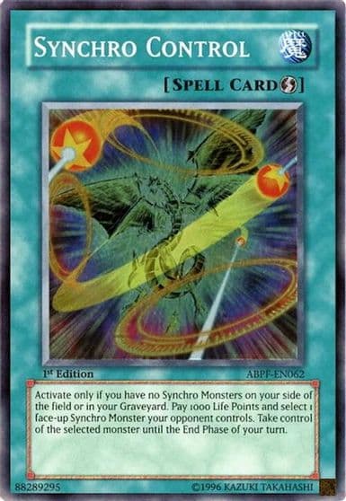 Synchro Control Absolute Powerforce Yu-Gi-Oh! card