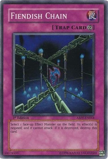 Fiendish Chain Absolute Powerforce Yu-Gi-Oh! card