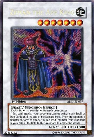 Zeman the Ape King Absolute Powerforce Yu-Gi-Oh! card
