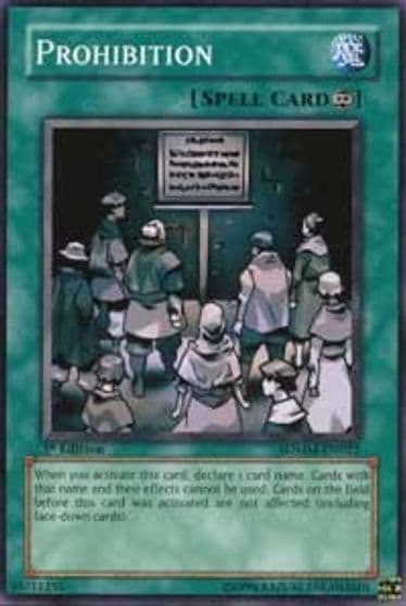 Prohibition Structure Deck: Machina Mayhem Yu-Gi-Oh! card