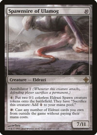 Spawnsire of Ulamog Rise of the Eldrazi Magic card