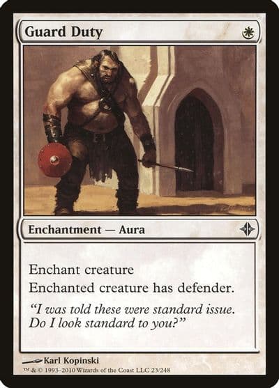 Guard Duty Rise of the Eldrazi Magic card