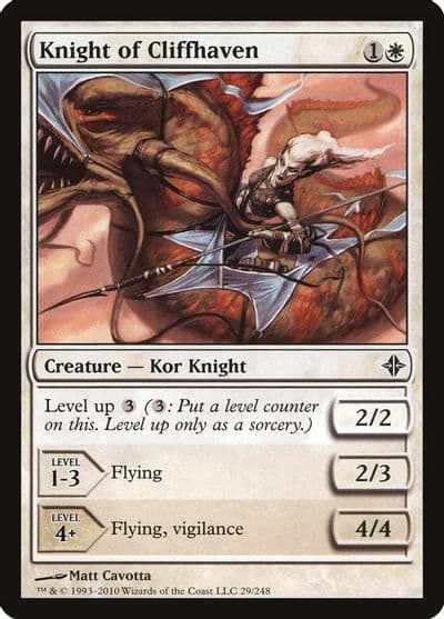 Knight of Cliffhaven Rise of the Eldrazi Magic card