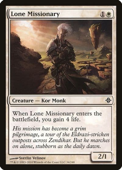 Lone Missionary Rise of the Eldrazi Magic card