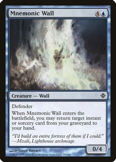Mnemonic Wall Rise of the Eldrazi Magic card