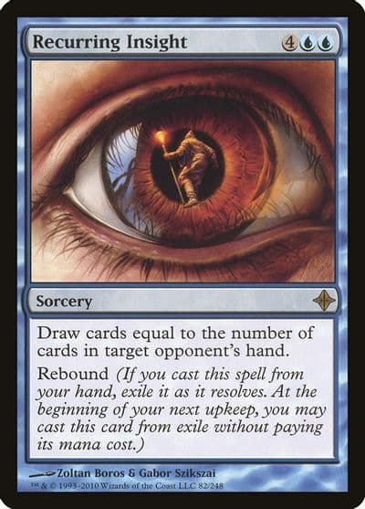 Recurring Insight Rise of the Eldrazi Magic card