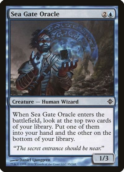 Sea Gate Oracle Rise of the Eldrazi Magic card