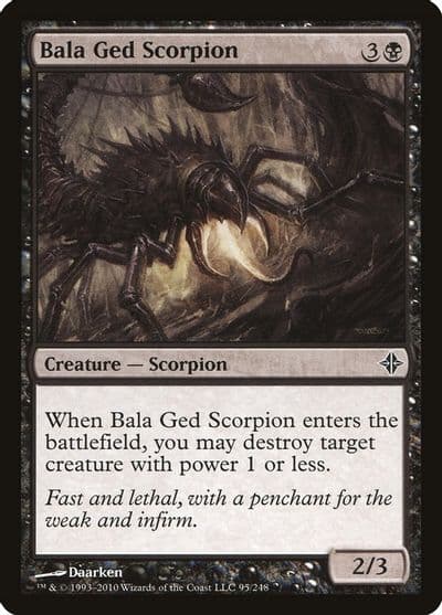 Bala Ged Scorpion Rise of the Eldrazi Magic card