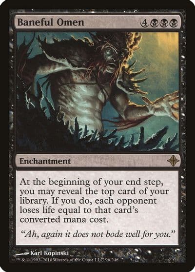 Baneful Omen Rise of the Eldrazi Magic card