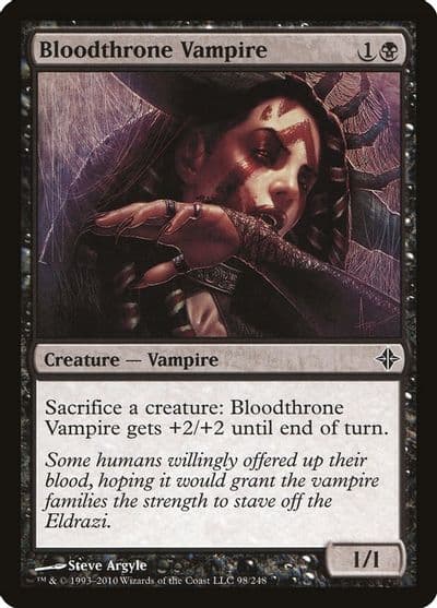 Bloodthrone Vampire Rise of the Eldrazi Magic card