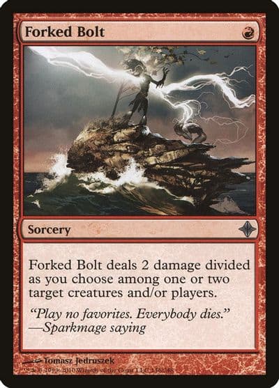 Forked Bolt Rise of the Eldrazi Magic card