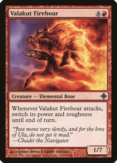 Valakut Fireboar Rise of the Eldrazi Magic card