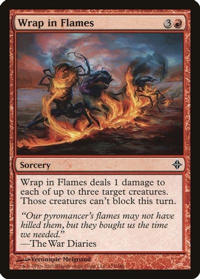 Wrap in Flames Rise of the Eldrazi Magic card