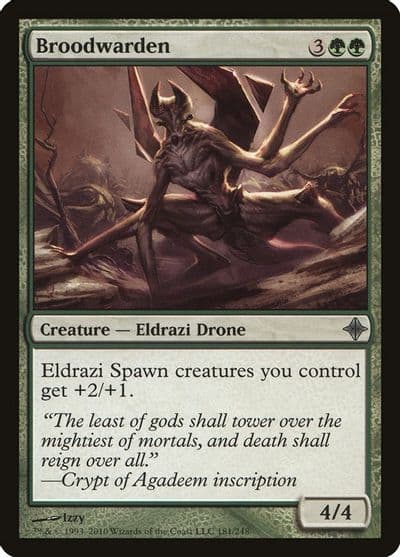 Broodwarden Rise of the Eldrazi Magic card