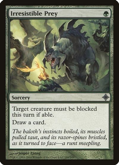 Irresistible Prey Rise of the Eldrazi Magic card