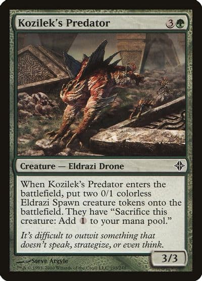 Kozileks Predator Rise of the Eldrazi Magic card