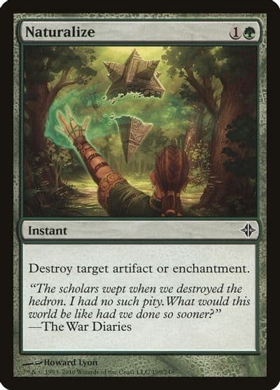 Naturalize Rise of the Eldrazi Magic card