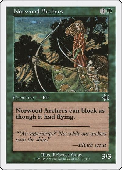 Norwood Archers Starter 1999 Magic card