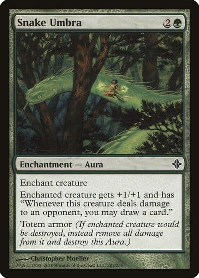 Snake Umbra Rise of the Eldrazi Magic card