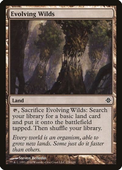 Evolving Wilds Rise of the Eldrazi Magic card