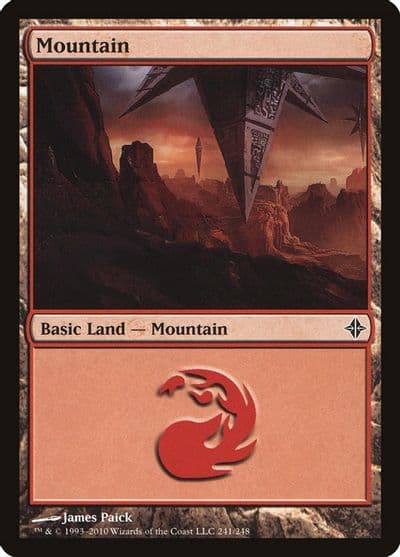 Mountain 241 Rise of the Eldrazi Magic card
