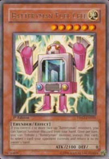 Batteryman Fuel Cell The Shining Darkness Yu-Gi-Oh! card