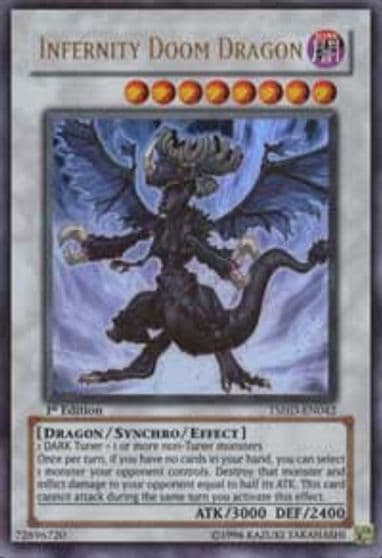 Infernity Doom Dragon The Shining Darkness Yu-Gi-Oh! card