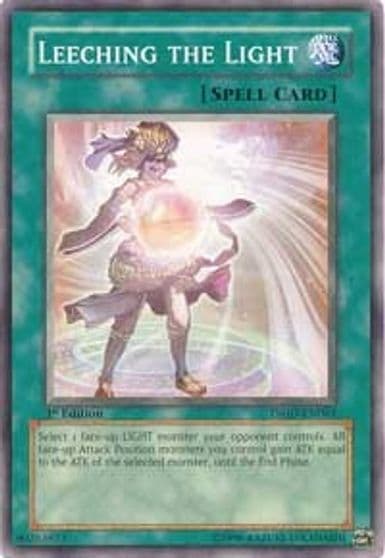 Leeching the Light The Shining Darkness Yu-Gi-Oh! card