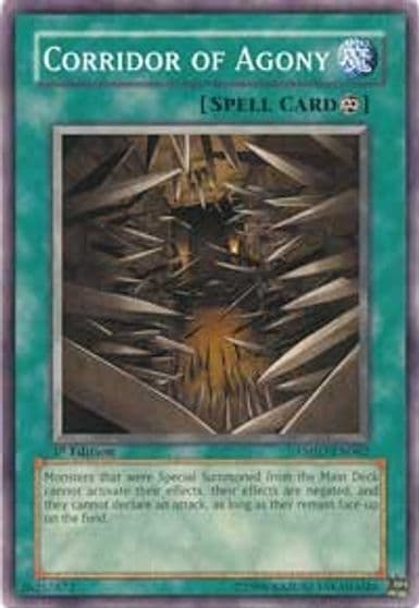 Corridor of Agony The Shining Darkness Yu-Gi-Oh! card