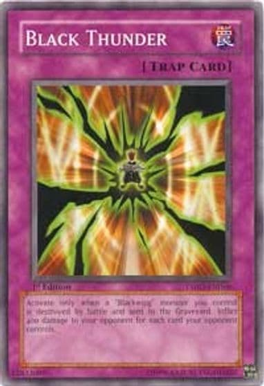 Black Thunder The Shining Darkness Yu-Gi-Oh! card