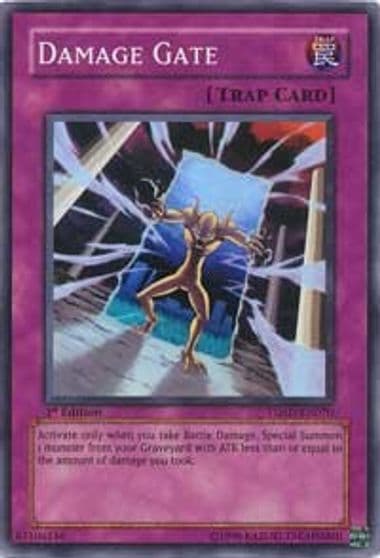 Damage Gate The Shining Darkness Yu-Gi-Oh! card