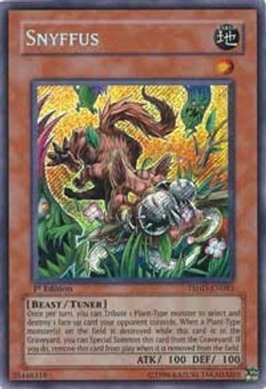 Snyffus The Shining Darkness Yu-Gi-Oh! card