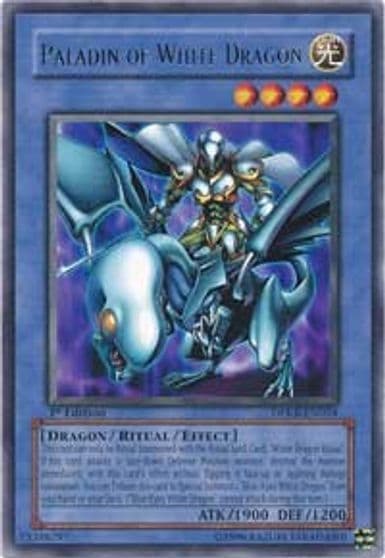 Paladin of White Dragon Duelist Pack: Kaiba Yu-Gi-Oh! card