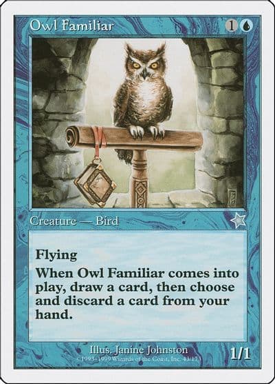 Owl Familiar Starter 1999 Magic card