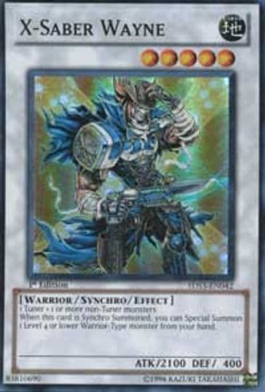 X Saber Wayne Starter Deck: Duelist Toolbox Yu-Gi-Oh! card