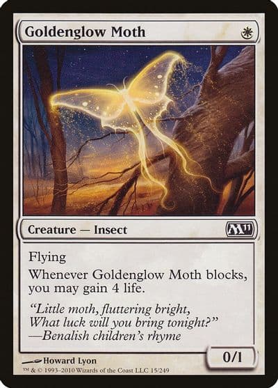 Goldenglow Moth Magic 2011 (M11) Magic card