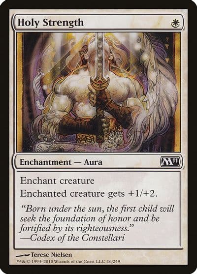 Holy Strength Magic 2011 (M11) Magic card