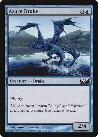 Azure Drake Magic 2011 (M11) Magic card