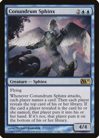 Conundrum Sphinx Magic 2011 (M11) Magic card