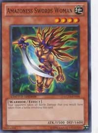 Amazoness Swords Woman Gold Series 3 Yu-Gi-Oh! card