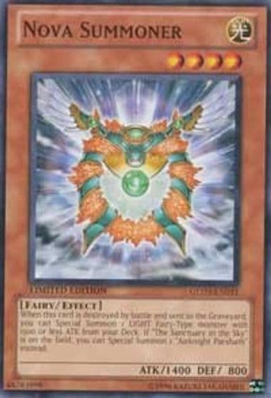 Nova Summoner Gold Series 3 Yu-Gi-Oh! card
