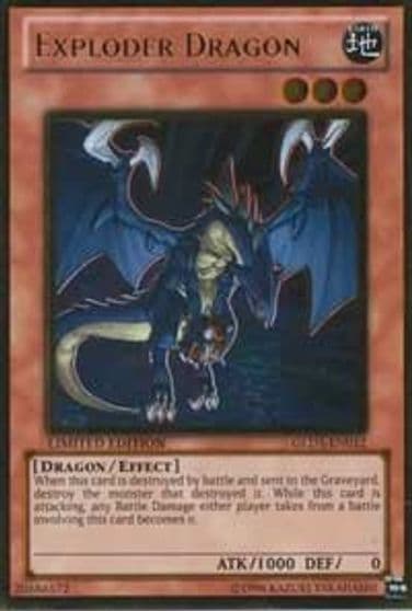 Exploder Dragon Gold Series 3 Yu-Gi-Oh! card