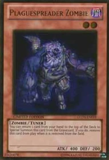 Plaguespreader Zombie Gold Series 3 Yu-Gi-Oh! card