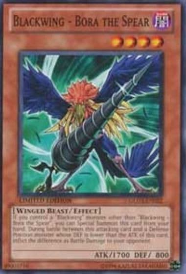 Blackwing Bora the Spear Gold Series 3 Yu-Gi-Oh! card