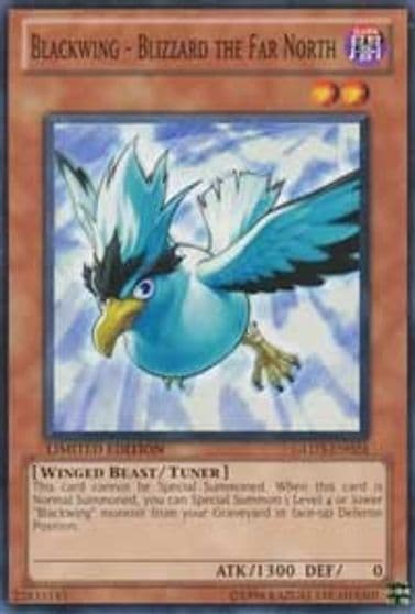 Blackwing Blizzard the Far North Gold Series 3 Yu-Gi-Oh! card