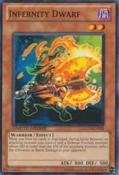 Infernity Dwarf Gold Series 3 Yu-Gi-Oh! card