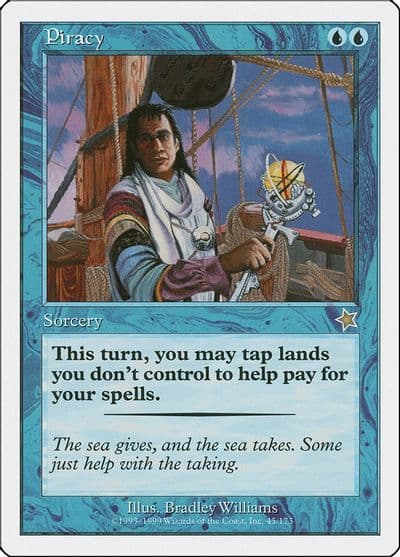 Piracy Starter 1999 Magic card